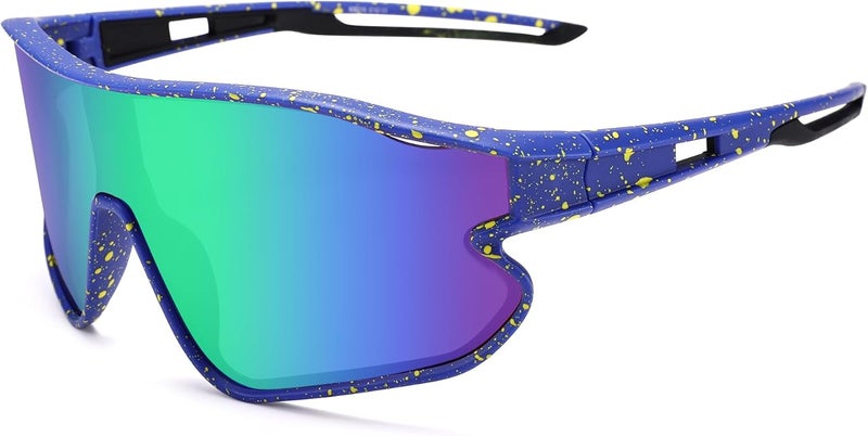 GLARDEFE Kids Baseball Sunglasses - Youth Baseball Sunglasses for Boys Girls - Sports Softball Shades Age 6-14 - Image 3